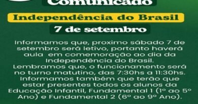 Nossas tradições se perdendo…Não teremos nosso tradicional 7 de Setembro!