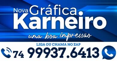 Em Irecê, uma boa impressão é na Nova Gráfica Carneiro!