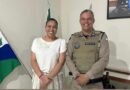Várzea Nova: Prefeita Daiane recebe comandante do 29° Batalhão da PM