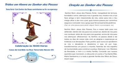 Morro do Chapéu: Tríduo ao Senhor dos Passos