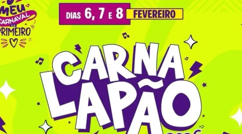 O CARNALAPÃO começa hoje. Veja horário das  apresentações e você não pode ficar de fora!!!!