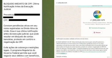 ALERTA: CPF cancelado? Entenda novo golpe que faz vítimas pensarem que têm Dívida Ativa da União