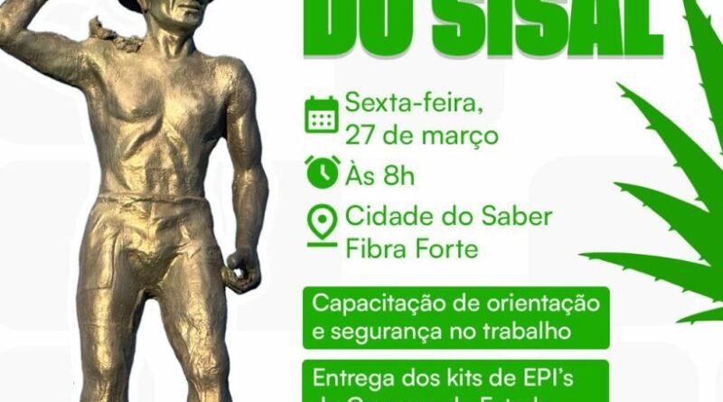 Prefeitura de Várzea Nova realiza capacitação para trabalhadores do sisal com entrega de EPI’s nesta sexta-feira, 27/03