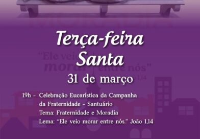 Semana Santa em Morro do Chapéu – Programação de hoje, terça-feira