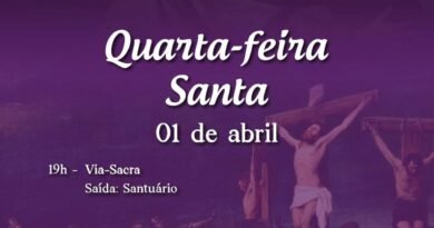 Semana Santa em Morro do Chapéu – Programação de hoje, quarta-feira