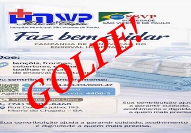 Tentativa de golpe usando o nome e dados do Hospital e Maternidade São Vicente de Paulo