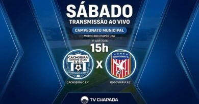 Cachoeira estreia neste sábado (11) no municipal