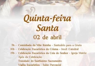 Semana Santa em Morro do Chapéu – Programação de hoje, dia 02-04, sexta e sábado!