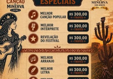 Vem aí o 4º Festival da Canção da Minerva…Faça já sua inscrição!