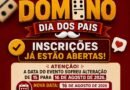 Inscrições abertas para o Torneio de Dominó – Dia dos Pais