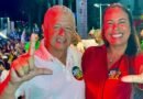 Prefeita Daiane marca presença em grande comício de Jerônimo Rodrigues em Irecê